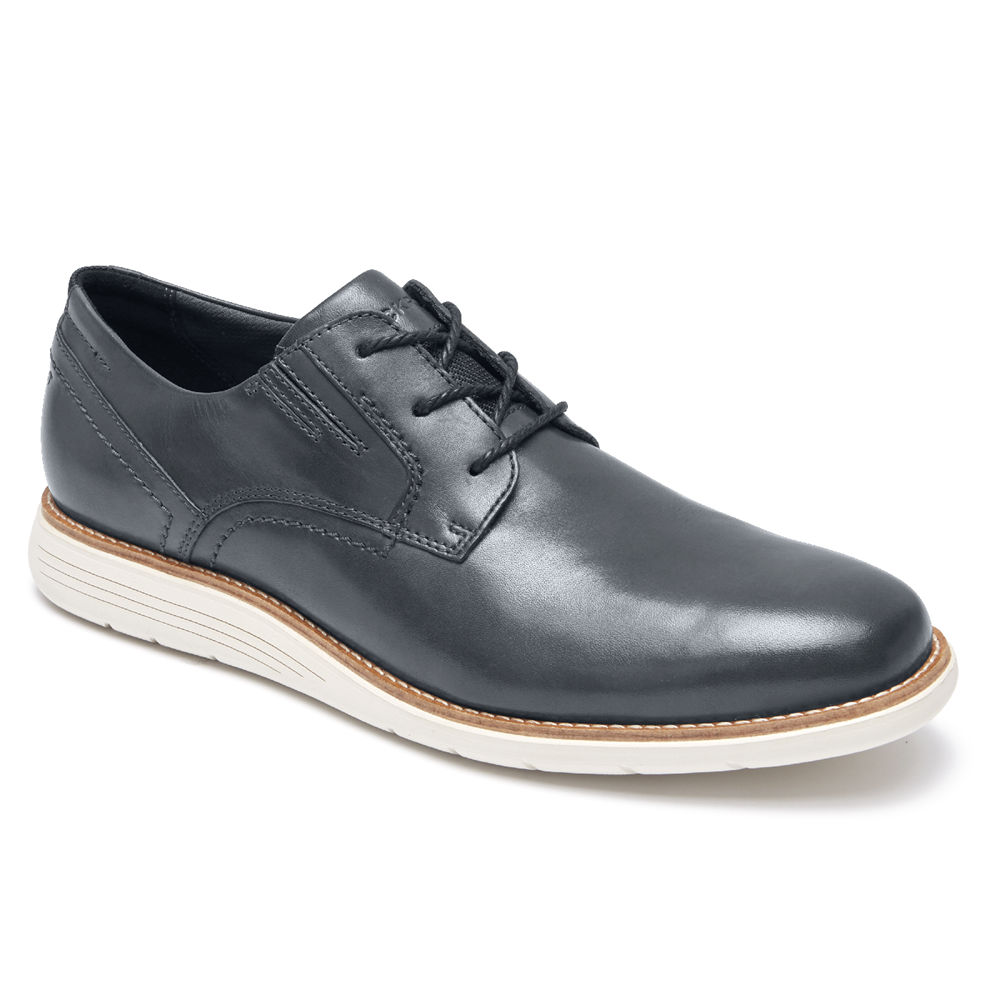 ロック ポート ドレスシューズ メンズ 青 - Total Motion Sport Plain Toe - FZC689027